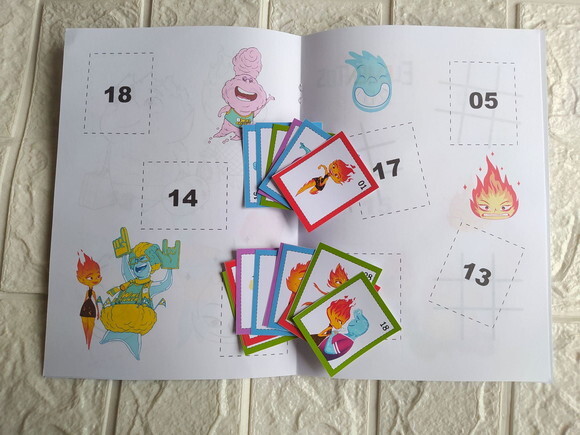 Álbum de Figurinhas Filme Elementos