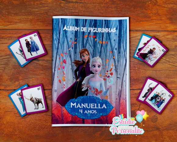 Álbum de Figurinhas Frozen
