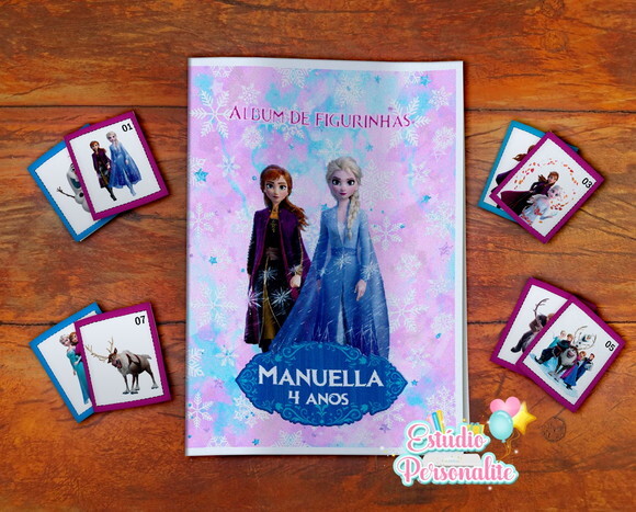 Álbum de Figurinhas Frozen