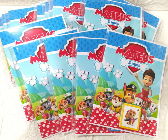 Álbum de Figurinhas Patrulha Canina