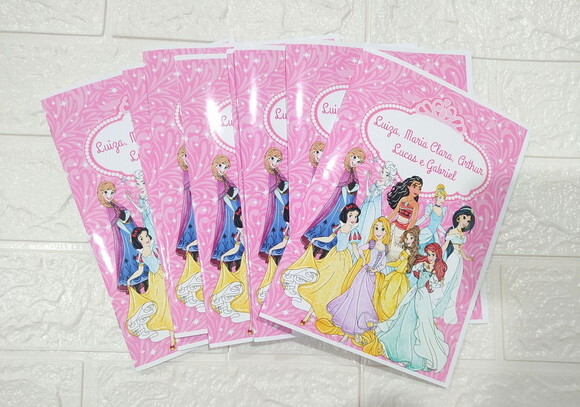 Álbum de Figurinhas Princesas Disney