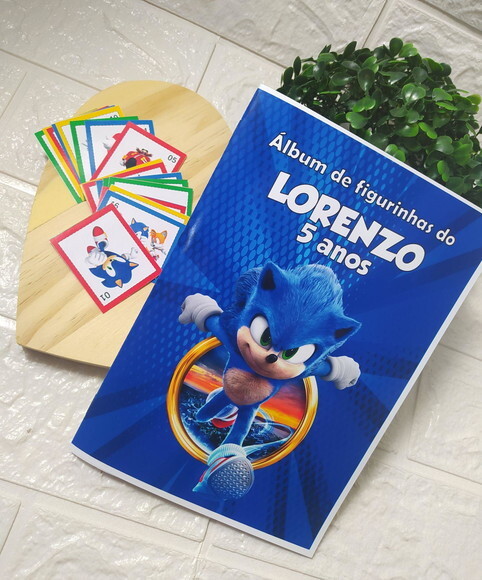 Álbum de Figurinhas Sonic