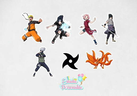 Aplique 4cm Naruto