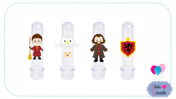 Aplique para Tubete Harry Potter