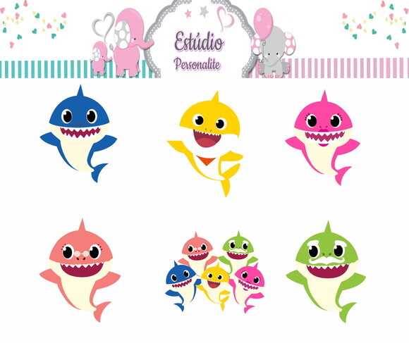 Apliques Baby Shark