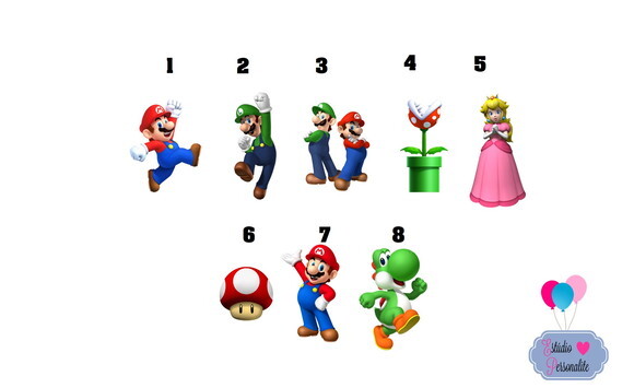 Apliques Mario Bros