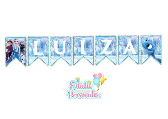 Bandeirola Frozen 2