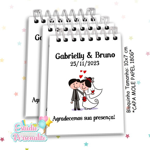 Bloquinho Casamento