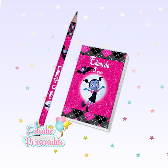 Bloquinho e Lápis Vampirina