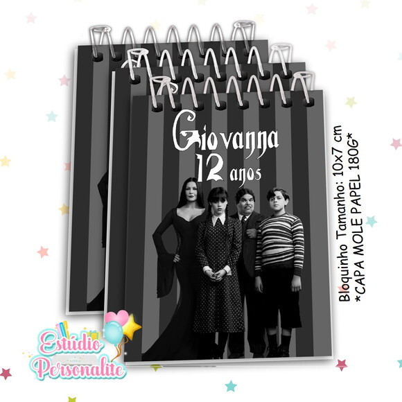 Bloquinho Família Addams