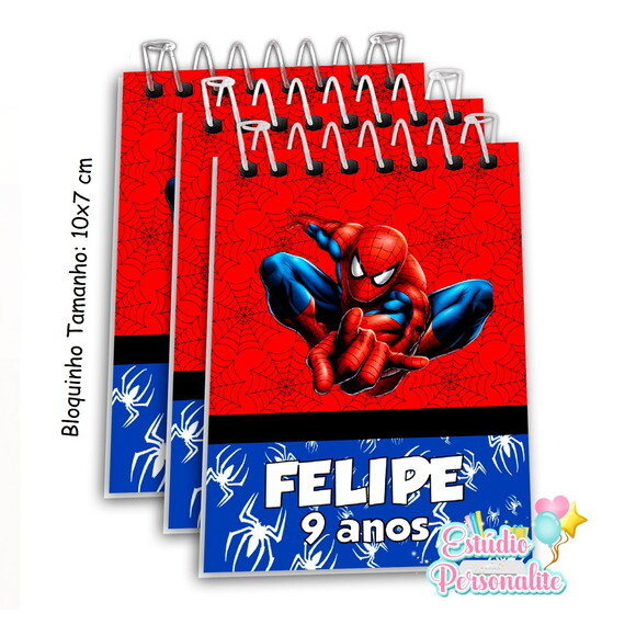 Bloquinho Homem Aranha