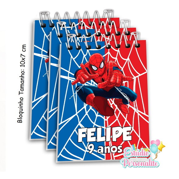 Bloquinho Homem Aranha