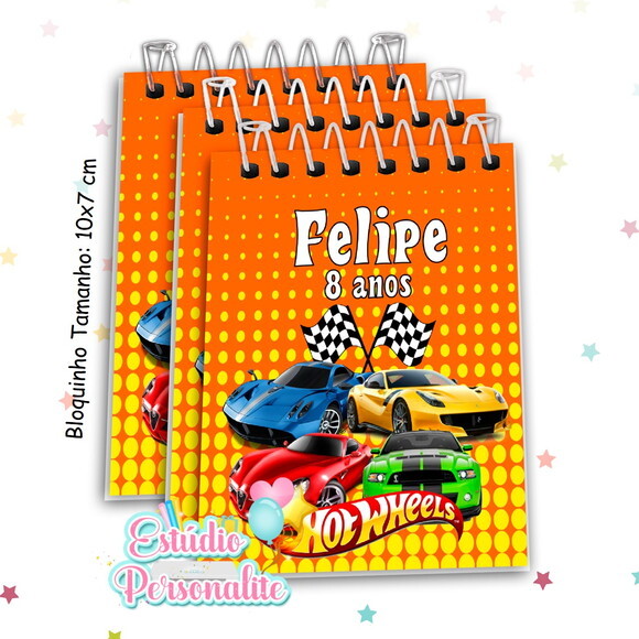 Bloquinho Hot Wheels