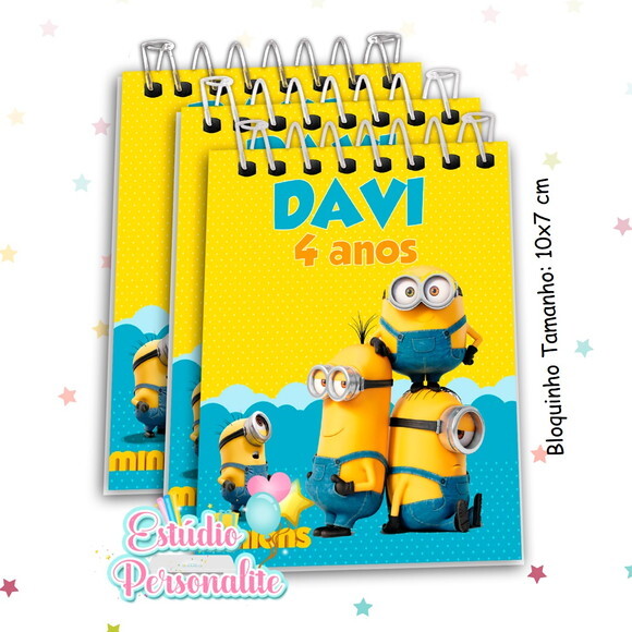 Bloquinho Minions