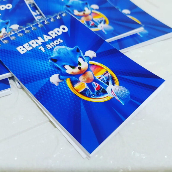 Bloquinho Sonic o Filme