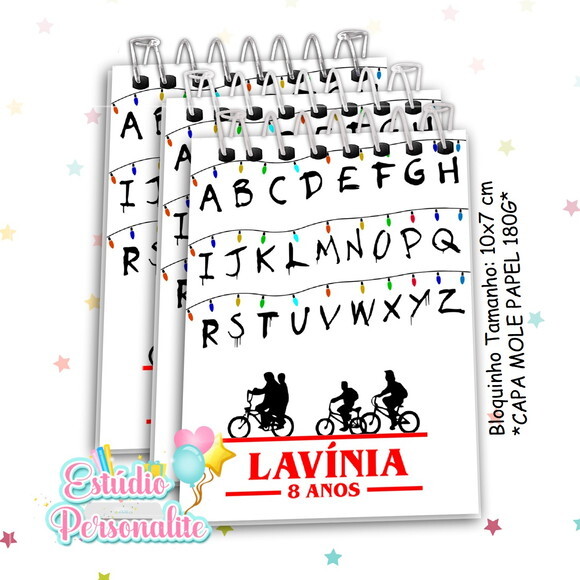 Bloquinho Stranger Things