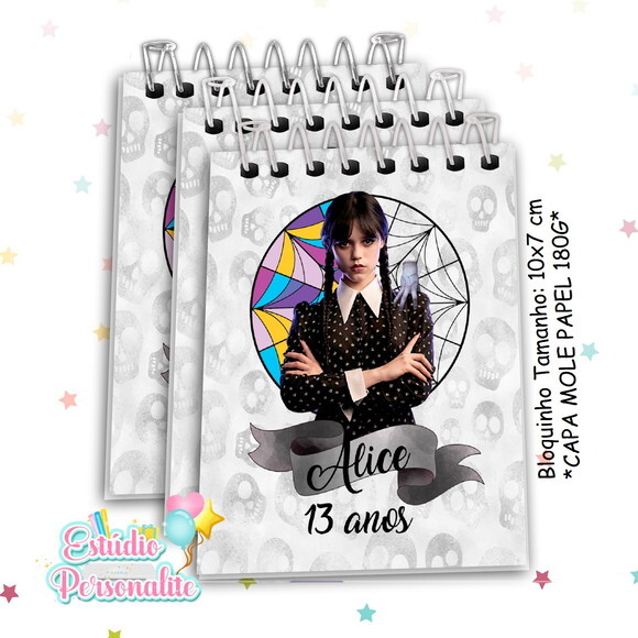 Bloquinho Wandinha Addams