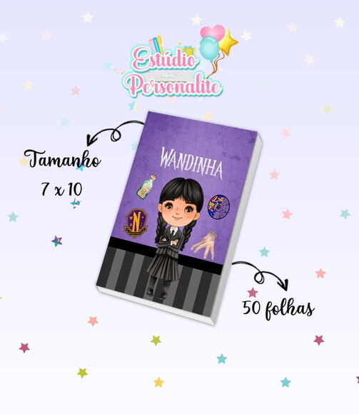 Bloquinho Wandinha Addams