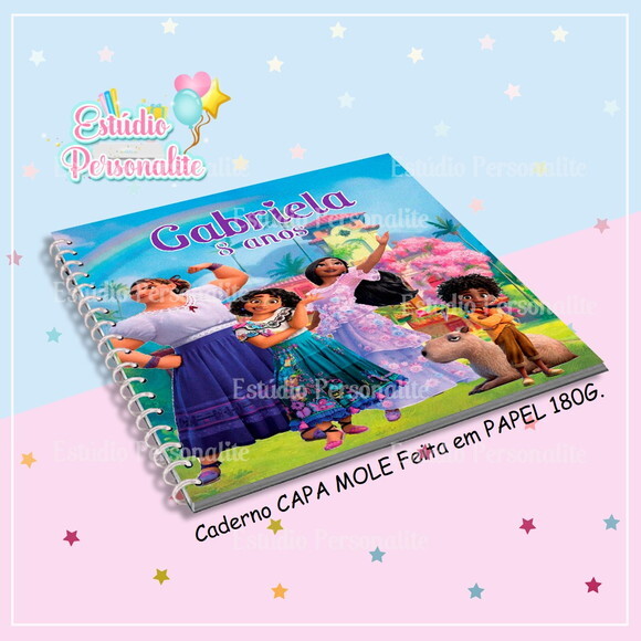 Caderno de Desenho Encanto Disney
