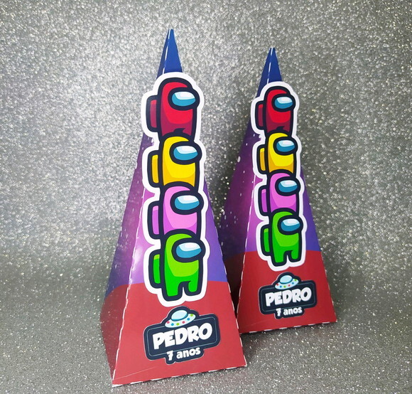 Caixa Cone Among Us