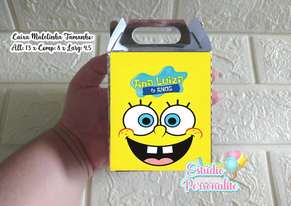 Caixa Maletinha Bob Esponja