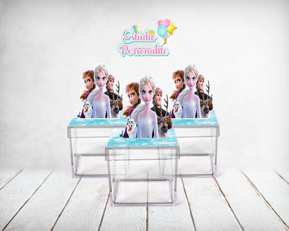 Caixinha Acrilíca 3d Frozen 2