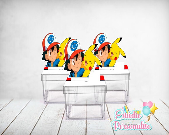 Caixinha Acrílica 3d Pokémon