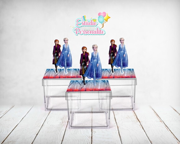 Caixinha Acrilíca 3d Frozen 2