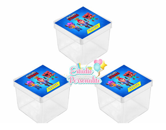 Caixinha acrílica Brawl Stars