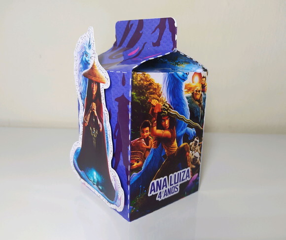 Caixinha Milk 3D Raya e o Último Dragão