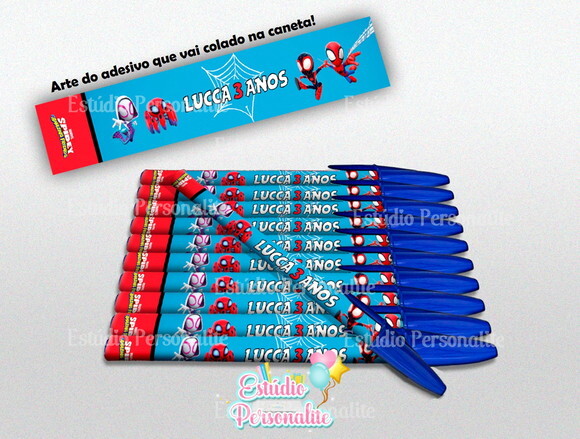Caneta Spidey e Seus Amigos Espetaculares