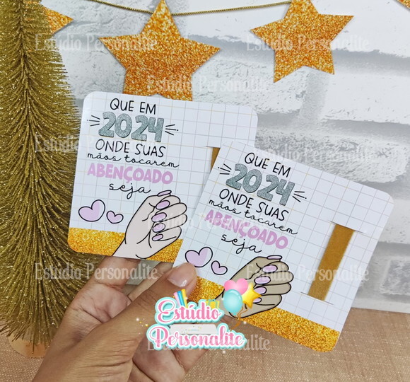 Card + Mini Lixa/mimo para Cliente