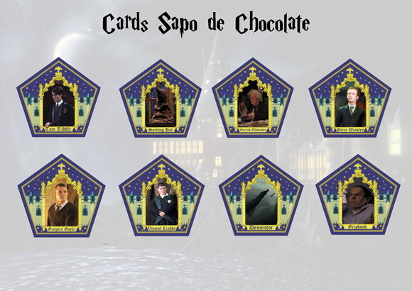 Cards Sapo de Chocolate Harry Potter