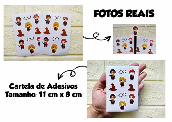 Cartela de Adesivos Fidget Toys Pop It