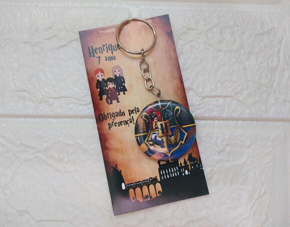 Chaveiro + Embalagem Harry Potter