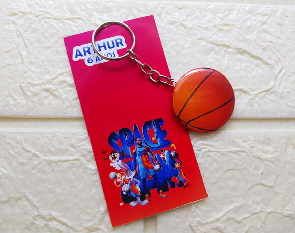 Chaveiro + Embalagem Space Jam Um Novo Legado