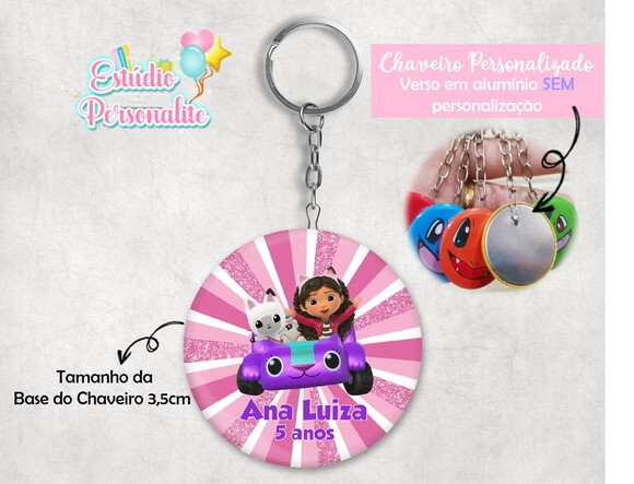 Chaveiro a Casa Mágica da Gabby
