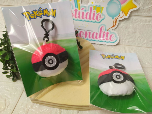 Chaveiro Pelúcia Pokémon