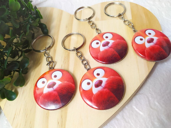 Chaveiro Red: Crescer É Uma Fera