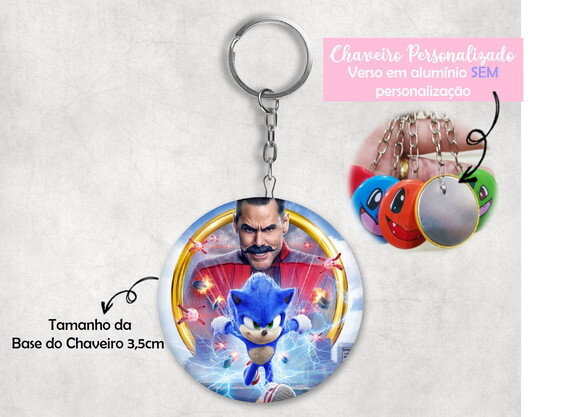 Chaveiro Sonic O Filme