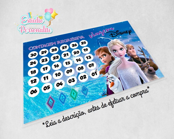 Contagem Regressiva Frozen 2