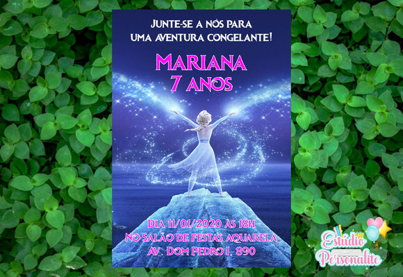 Convite Digital Frozen 2