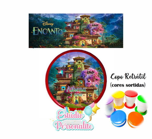 Copo Retrátil Encanto Disney