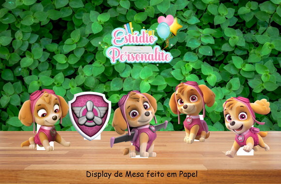 Display de mesa Skye Patrulha Canina