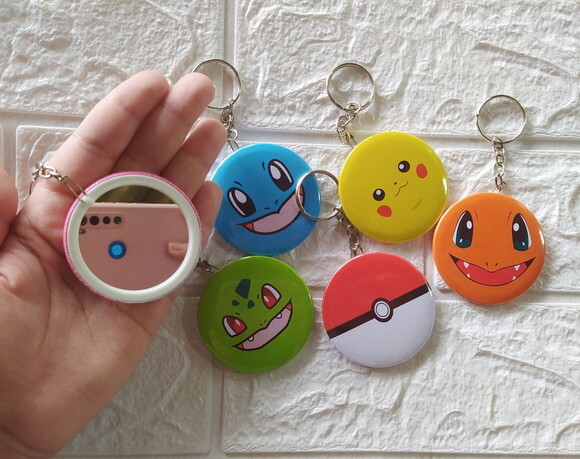 Espelho Chaveiro Pokémon