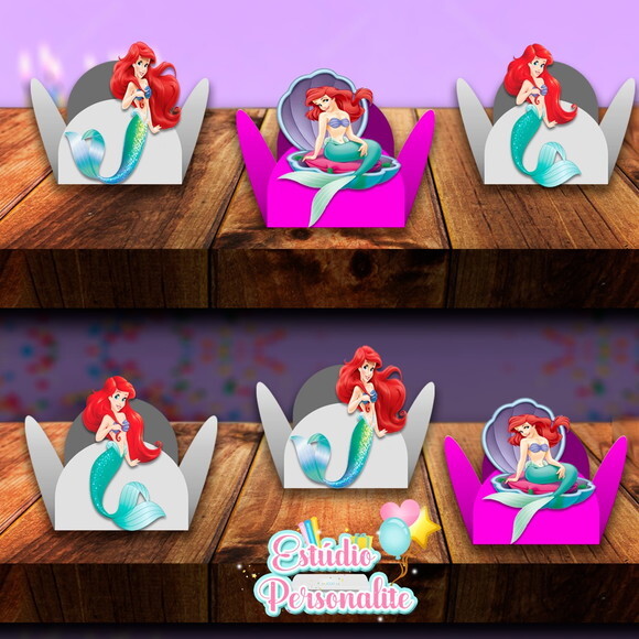 Forminha de Doces a Pequena Sereia