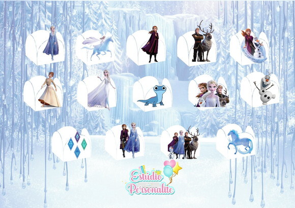 Forminha de Doces Frozen 2