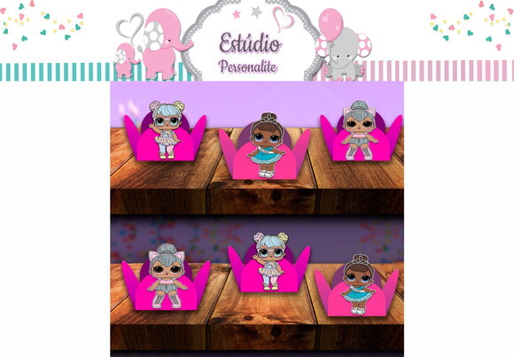 Forminha de Doces Lol Surprise