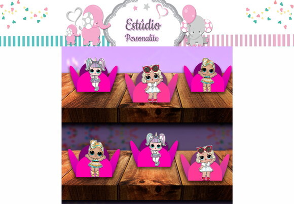 Forminha de Doces Lol Surprise
