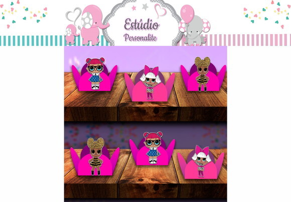 Forminha de Doces Lol Surprise